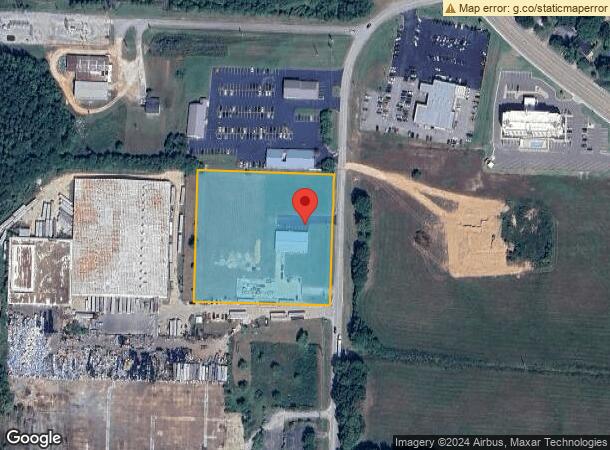  901 Industrial Rd, Paris, TN Parcel Map