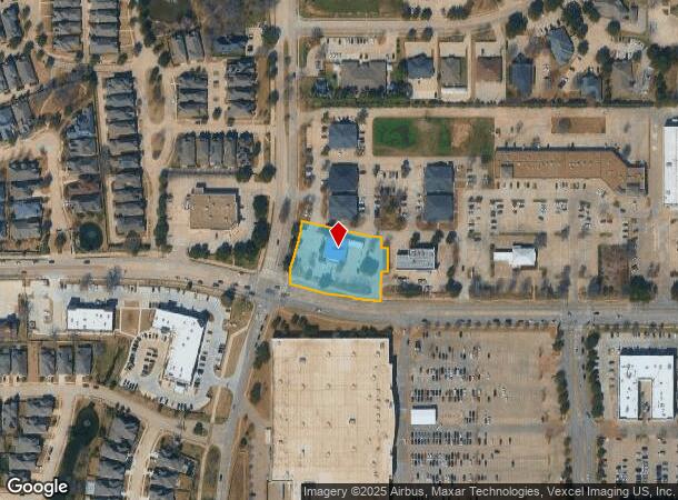  3900 Glade Rd, Colleyville, TX Parcel Map