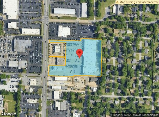  3340 N College Ave, Fayetteville, AR Parcel Map