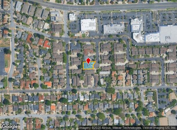 117 Winslow Ct, Campbell, CA Parcel Map