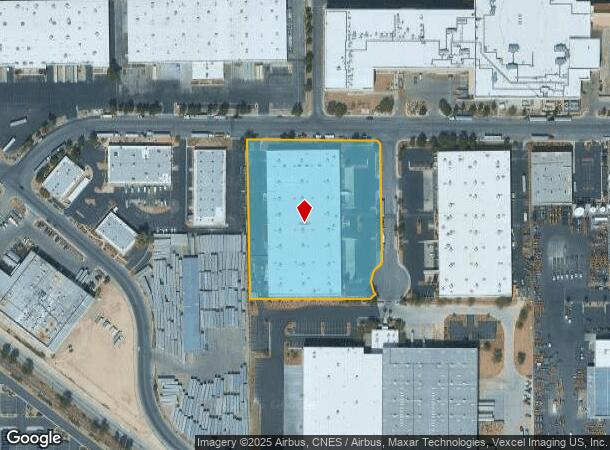  4171 Distribution Cir, North Las Vegas, NV Parcel Map