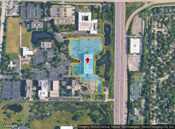  1 Parkway North Blvd, Deerfield, IL Parcel Map