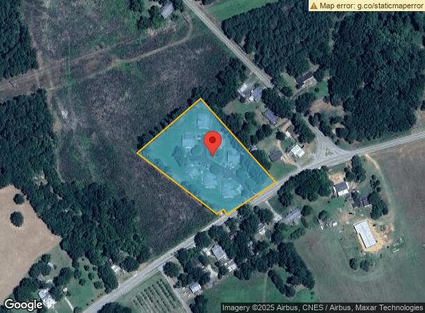  1202 Calhoun St, Johnston, SC Parcel Map