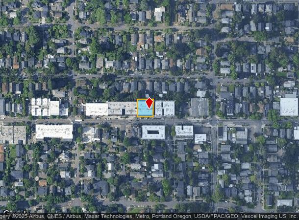  3311 Se Division St, Portland, OR Parcel Map