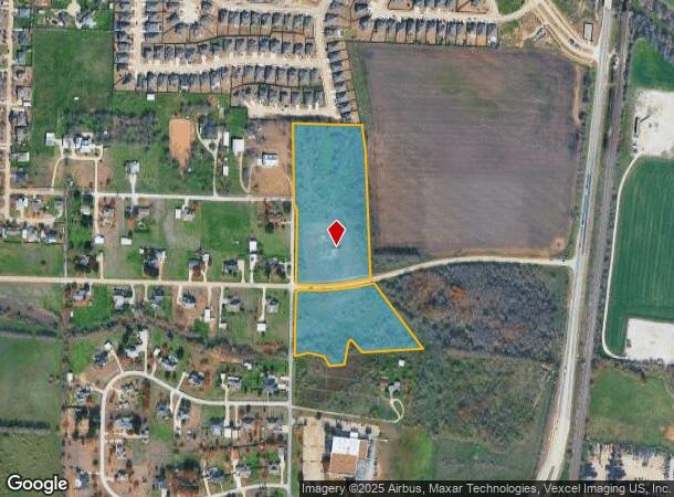 156 N Fm St, Justin, TX Parcel Map