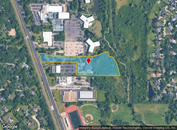 2111 Waukegan Rd, Bannockburn, IL Parcel Map