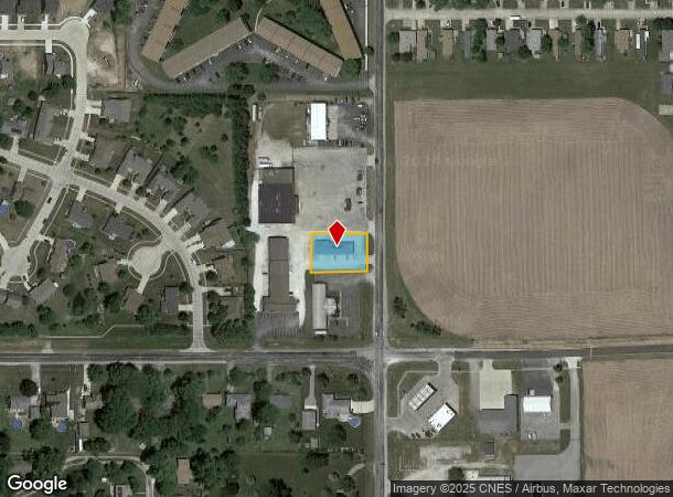  105 N Prairieview Rd, Mahomet, IL Parcel Map