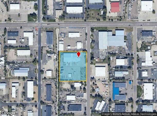  1450 Valley St, Colorado Springs, CO Parcel Map