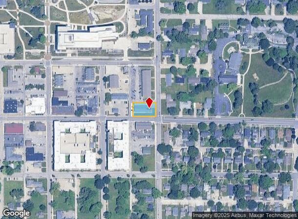  1500 W University Ave, Muncie, IN Parcel Map