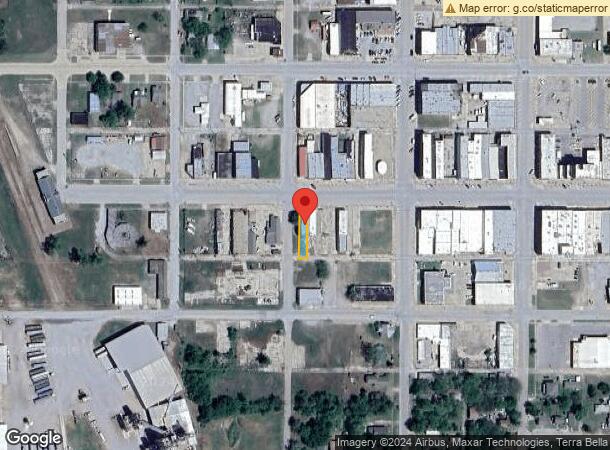  123 W Broadway St, Cushing, OK Parcel Map