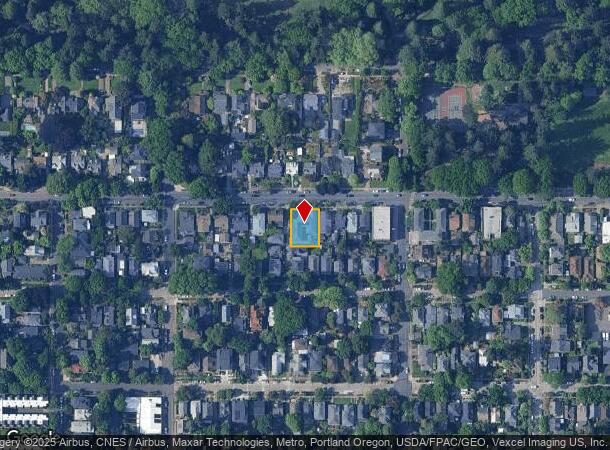  3602 Se Stark St, Portland, OR Parcel Map