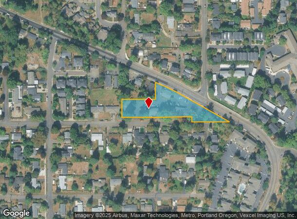  9555 Sw Hall Blvd, Portland, OR Parcel Map