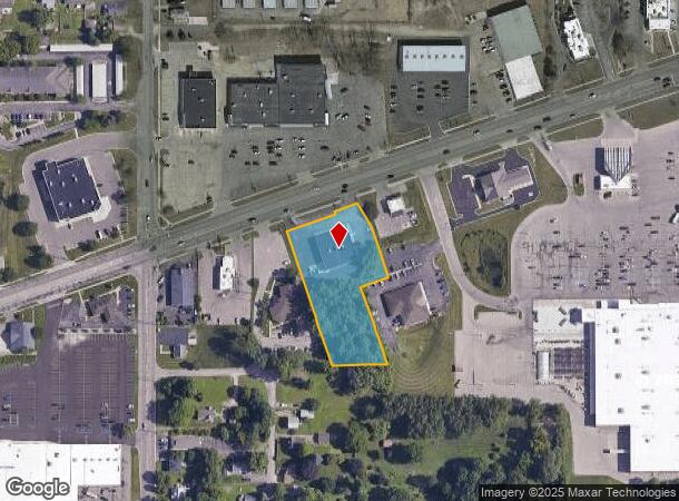  3133 E Michigan Ave, Jackson, MI Parcel Map