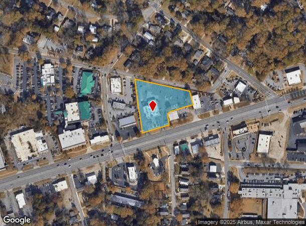  1956 W Broad St, Athens, GA Parcel Map