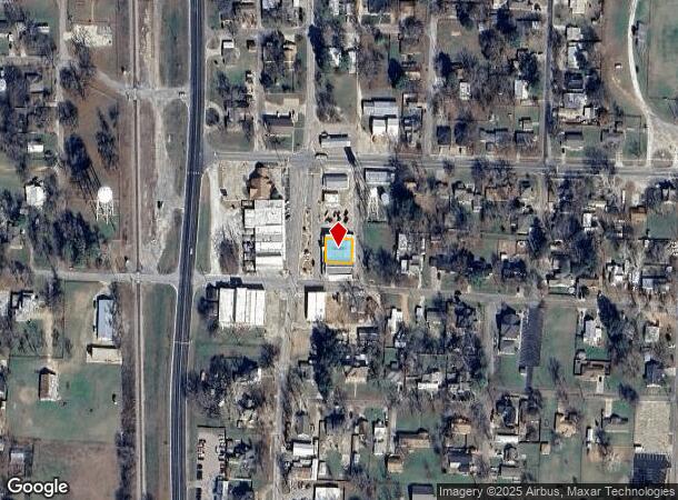  105 N Main St, Collinsville, TX Parcel Map