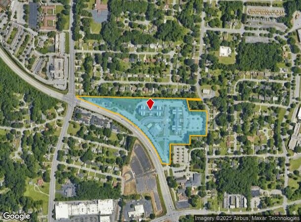  1350 N University Pkwy, High Point, NC Parcel Map