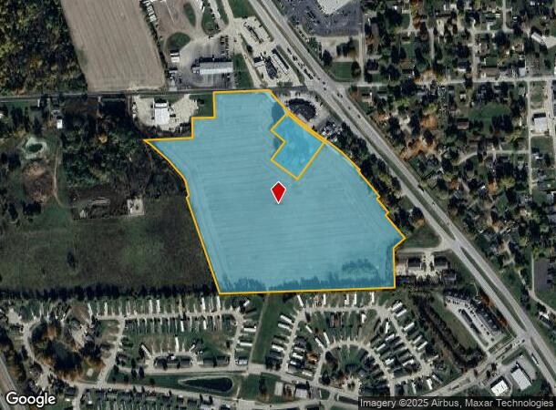  650 W W 650 N N, Columbus, IN Parcel Map