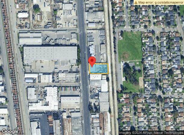  1320 S Santa Fe Ave, Compton, CA Parcel Map