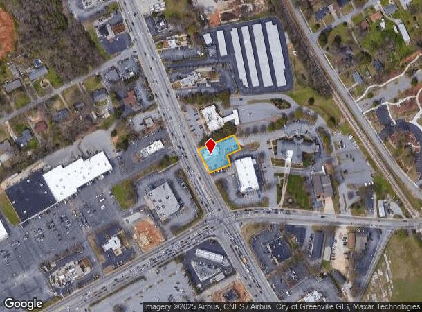  108 N Main St, Mauldin, SC Parcel Map