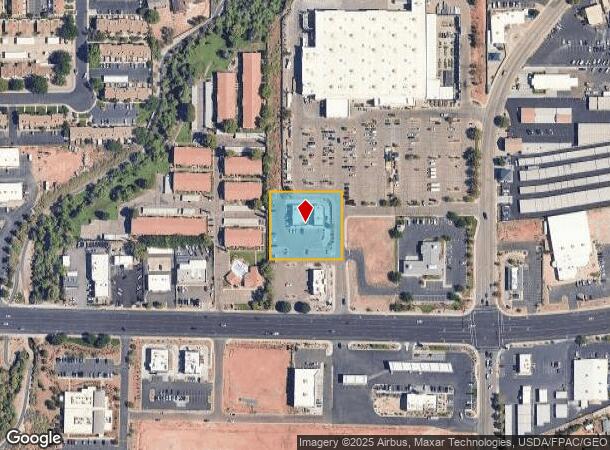  1622 W Sunset Blvd, Saint George, UT Parcel Map