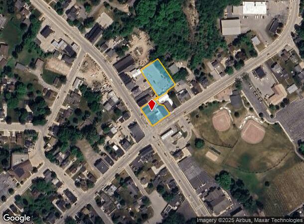  100 W Washington St, Slinger, WI Parcel Map