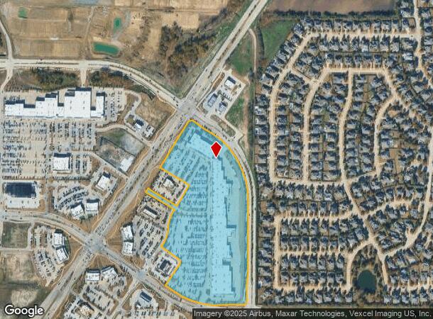  921 S Preston Rd, Prosper, TX Parcel Map