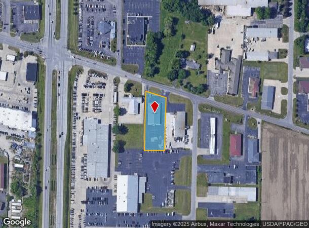  1131 E Broad St, Elyria, OH Parcel Map