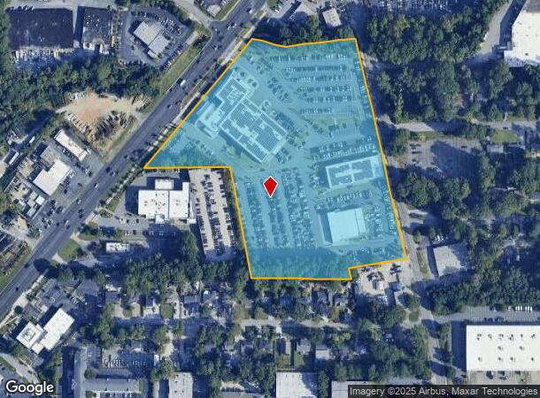  5675 Peachtree Industrial Blvd, Atlanta, GA Parcel Map