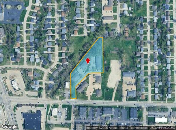 1660 42Nd St Ne, Cedar Rapids, IA Parcel Map