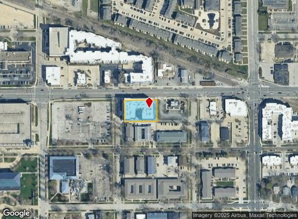 1007 W University Ave, Urbana, IL Parcel Map