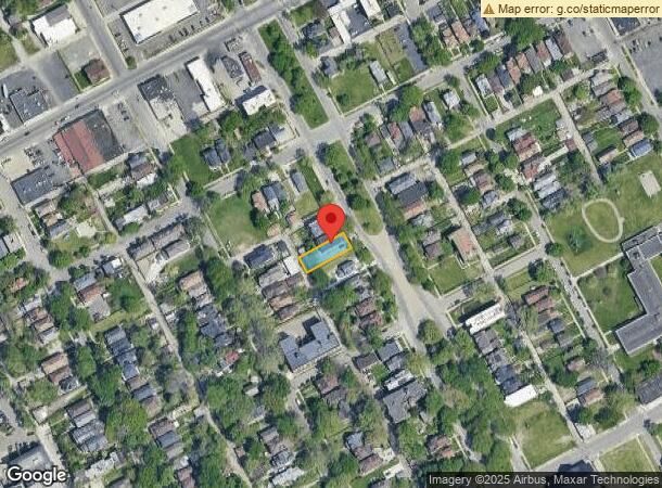  423 W Grand Blvd, Detroit, MI Parcel Map