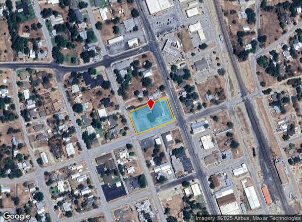  1004 W 1St St, Goldthwaite, TX Parcel Map