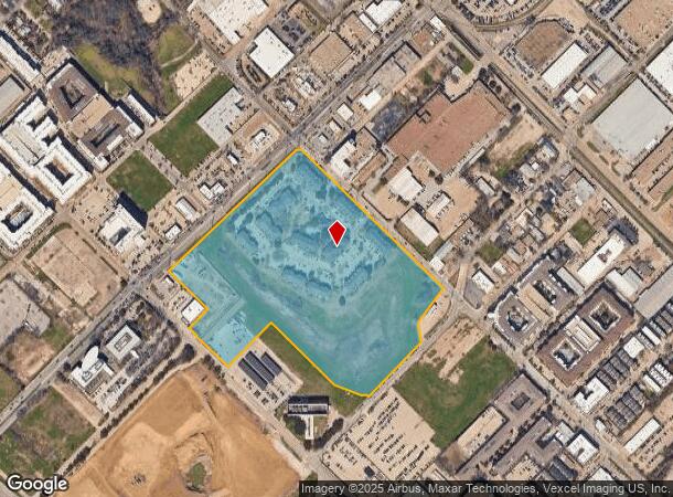 6401 Maple Ave, Dallas, TX Parcel Map