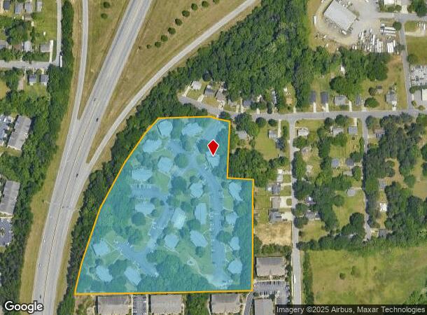2 Summertree Ln, Greensboro, NC Parcel Map