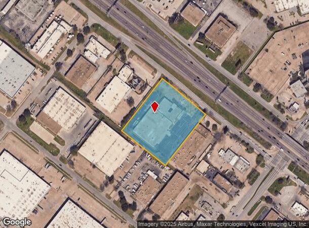  7611 John W Carpenter Fwy, Dallas, TX Parcel Map