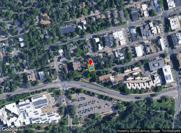  645 Walnut St, Boulder, CO Parcel Map