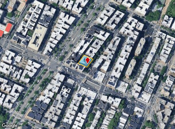1221 Sheridan Ave, Bronx, NY Parcel Map