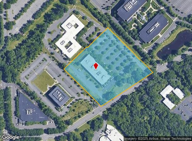  13 Roszel Rd, Princeton, NJ Parcel Map