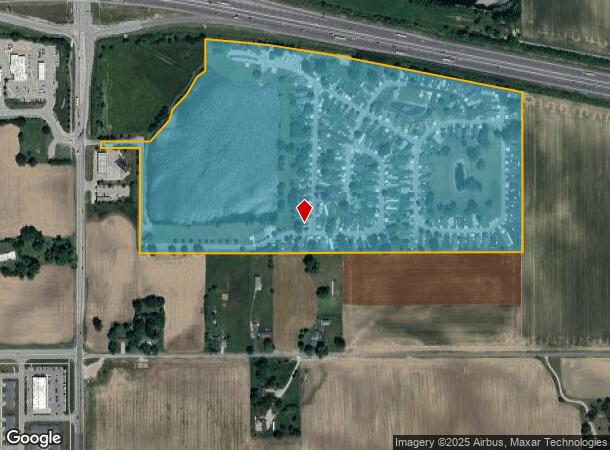  8746 W Carefree Dr, Pendleton, IN Parcel Map