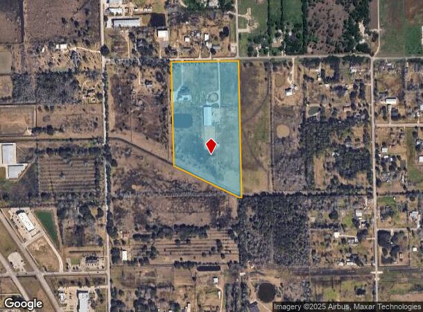  2112 Washington Ave, Alvin, TX Parcel Map