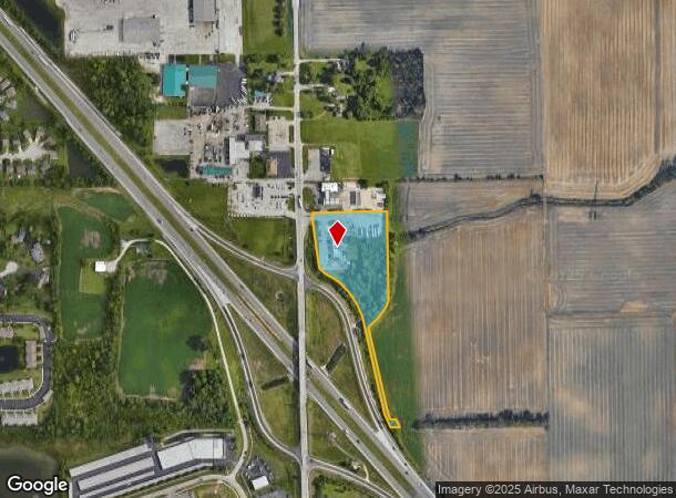  3515 S Post Rd, Indianapolis, IN Parcel Map