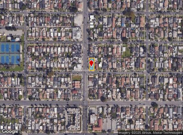  6124 S Normandie Ave, Los Angeles, CA Parcel Map