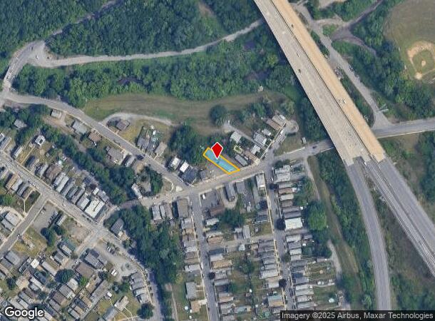  836 N Washington St, Wilkes Barre, PA Parcel Map