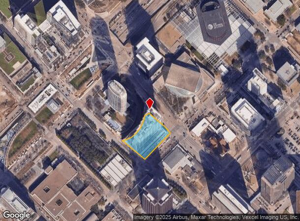  1801 N Pearl St, Dallas, TX Parcel Map