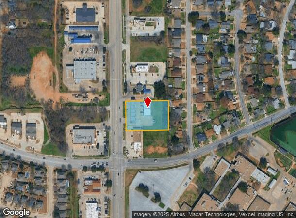 612 N Industrial Blvd, Euless, TX Parcel Map