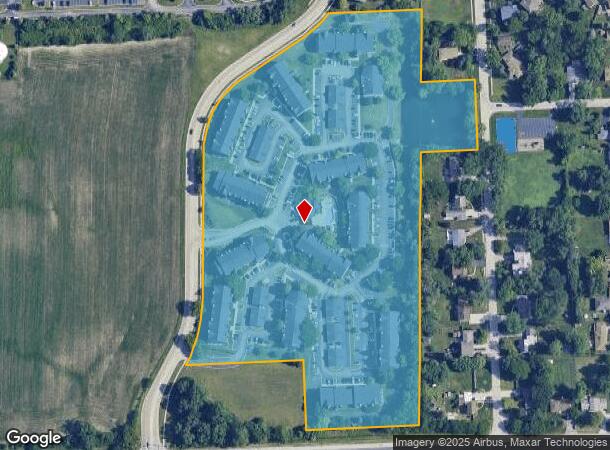  1245 Fordham Dr, Glendale Heights, IL Parcel Map