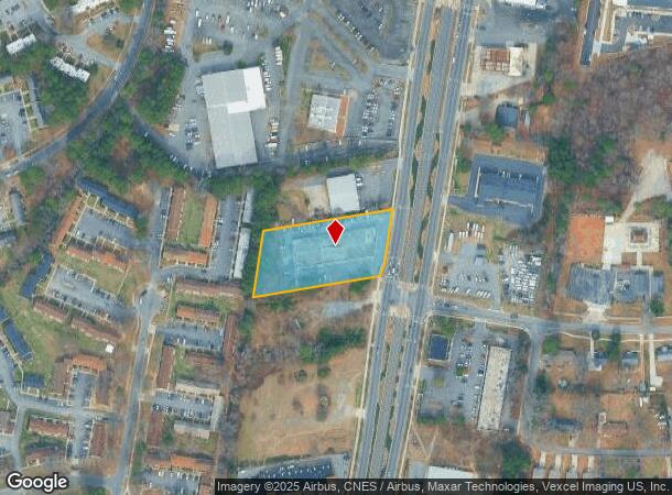 6401 N Tryon St, Charlotte, NC Parcel Map