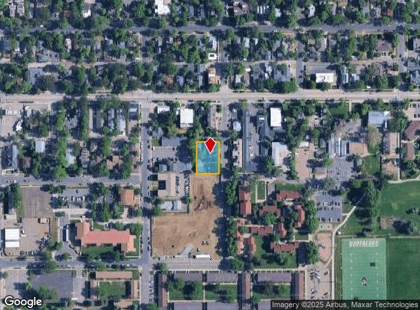  1503 20Th St, Boulder, CO Parcel Map