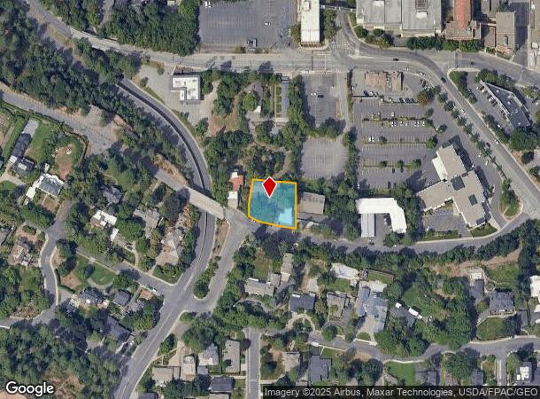  208 W Cliff Dr, Spokane, WA Parcel Map