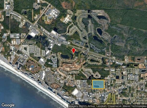  9802 Clarence St, Panama City Beach, FL Parcel Map